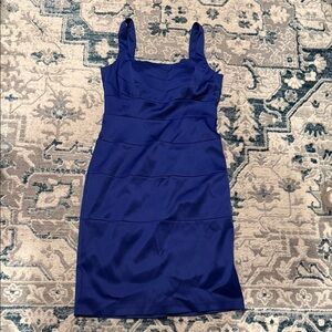 Signature by Sangria Royal Blue Mini Dress